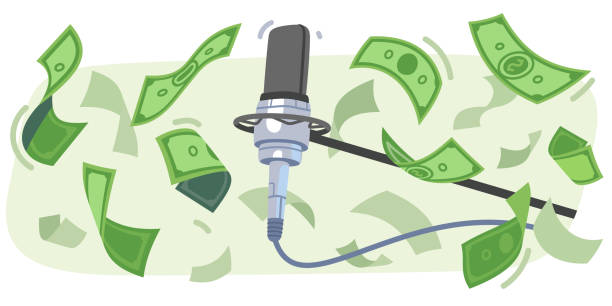مفهوم موفقیت و کسب درآمد از بازاریابی پادکست مالی و سرمایهگذاری
