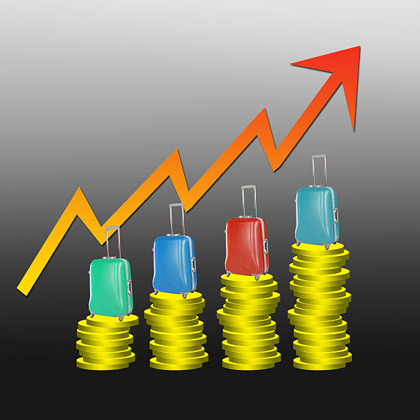 نمودار رشد کسب و کار آژانس مسافرتی با پینو سایت - افزایش رزرو سفر