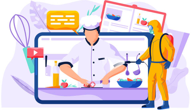 بازاریابی آنلاین آموزشگاه آشپزی با تولید محتوای ویدیویی