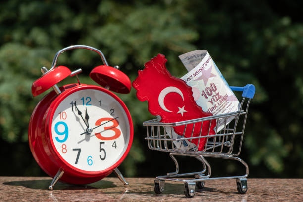 پل تجارت ۲۴ ساعته با ترکیه: نقشه نمادین ترکیه، اسکناس لیر و چرخ خرید برای کارگزاران گمرکی تبریز و سئو دوزبانه