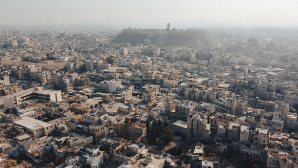 تصویر هوایی از شهرهای مرزی عراق و ایران، نمادی از تضمین تجارت بیوقفه با عراق و نقش حملونقل بینالمللی