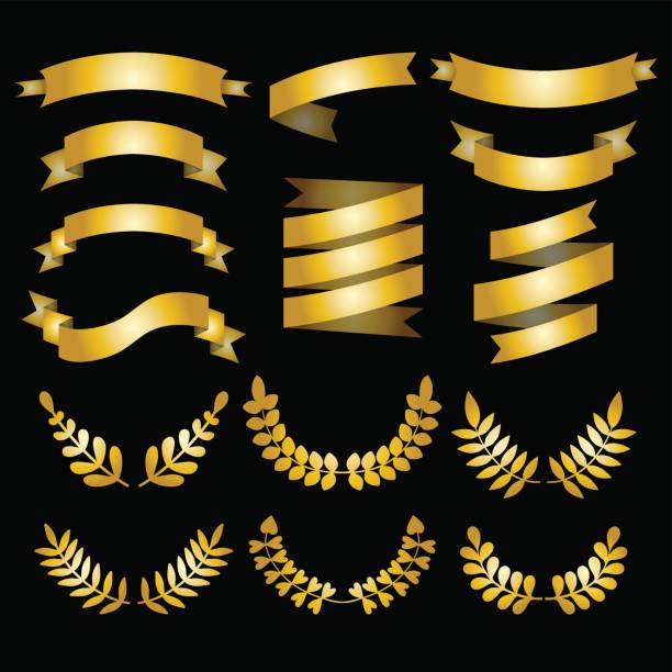 لوگوی طلایی با المانهای برگ زیتون نمادی برای برندینگ دیجیتال و فروش آنلاین محصولات گیلان