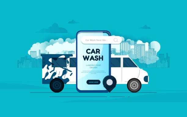 اپلیکیشن کارواش PWA و سئو فوق محلی در اهواز