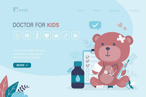 خرس عروسکی کارتونی بیمار که نیاز به درمان دارد - اهمیت مراقبتهای دامپزشکی و پشتیبانی سایت برای کلینیکهای حیوانات خانگی