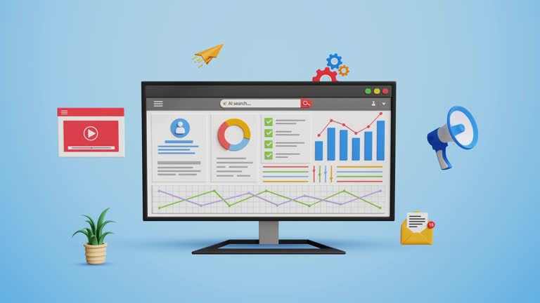 داشبورد نرم افزار CRM سفارشی و تحلیل دادههای فروش