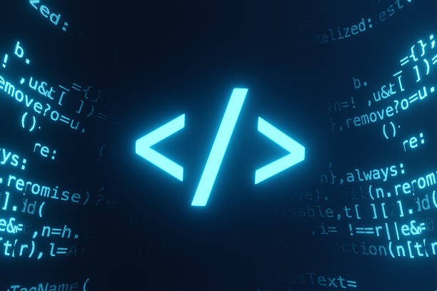 طراحی سایت با واقعیت افزوده و تکنولوژی AR در وب - پسزمینه کدهای دیجیتال و برنامهنویسی