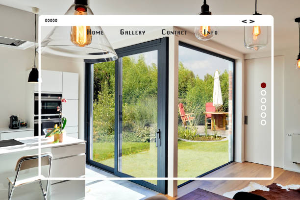 طراحی وبسایت با رابط کاربری مدرن برای دفاتر دکوراسیون داخلی و تجسم خانه ایدهآل