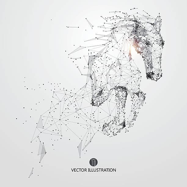 طراحی گرافیکی از یک اسب در حال تاختن - برندینگ دیجیتال اسب، فناوری VR اسب، سوالات متداول