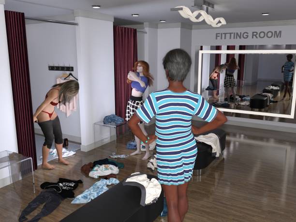 دختران جوان در حال تجربه پرو مجازی لباس عروس با واقعیت افزوده و طراحی سایت AR در شیراز