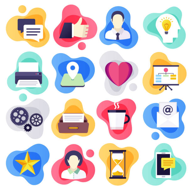 مجموعه آیکونهای برابری و تنوع در کسبوکار - اصول برندینگ دیجیتال و سئو برای دفاتر حقوقی در همدان