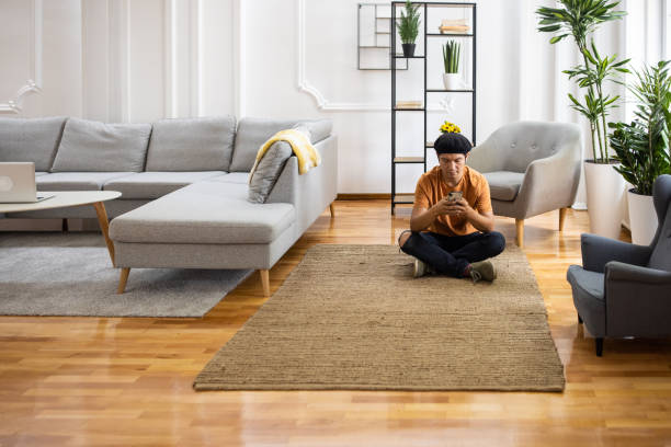 چیدمان مجازی فرش در خانه با تکنولوژی AR برای فروش آنلاین