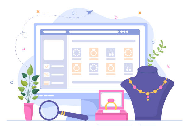 طراحی سایت وبسایت فروشگاهی برای جواهرات و استفاده از واقعیت افزوده