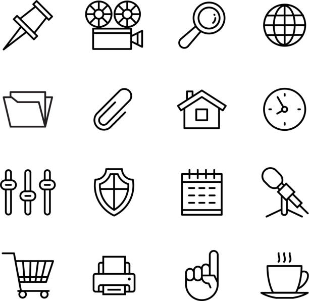 مجموعهای از آیکونهای تلفن و خطوط ارتباطی که نماد ارتباط یکپارچه بین سیستمها و اهمیت یکپارچهسازی CRM و وبسایت در بهینهسازی تجربه کاربری و سئو B2B صنعت چاپ و بستهبندی است.