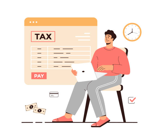 پرداخت مالیات آنلاین و مشاوره مالیاتی بینالمللی با طراحی سایت شرکت مالیاتی