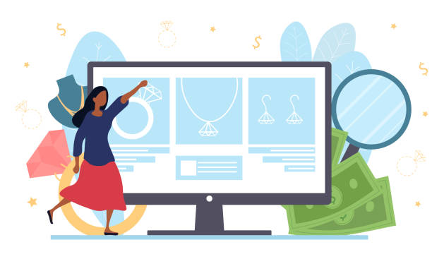 طراحی سایت طلافروشی با واقعیت افزوده برای ویترین دیجیتال طلا