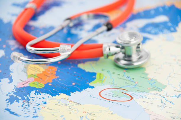 نقشه کشورهای همسایه ایران و پتانسیل توریسم درمانی تبریز