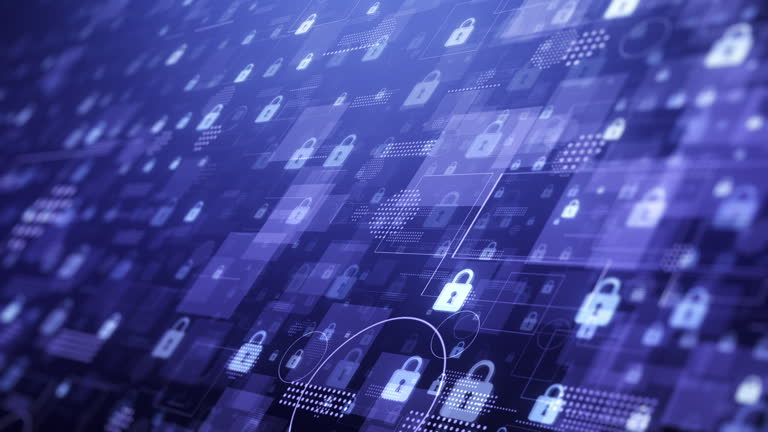 نماد امنیت دیجیتال در شبکهی داده، با تاکید بر اهمیت امنیت سایبری صنعتی برای پورتال کارخانجات قطعهسازی و تداوم سفارشات جهانی