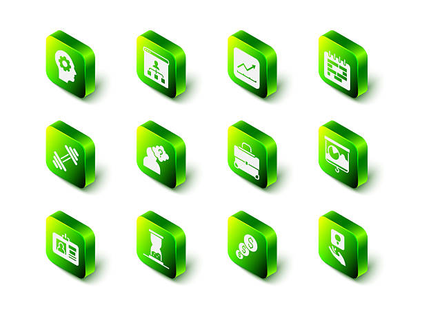 نمادهایی از رشد مالی، آموزش آنلاین و برنامهریزی - نرم افزار مدیریت باشگاه بدنسازی، مدیریت باشگاه هوشمند، افزایش جذب اعضا باشگاه