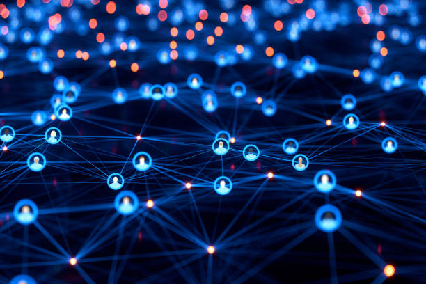 تصویری از اتصالات شبکه اجتماعی برای بازاریابی دیجیتال محلی و سئو محلی