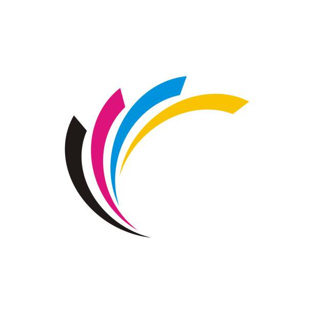 طراحی وبسایت در ایران - لوگو انتزاعی برای اتوماسیون چاپ و مدیریت سفارشات