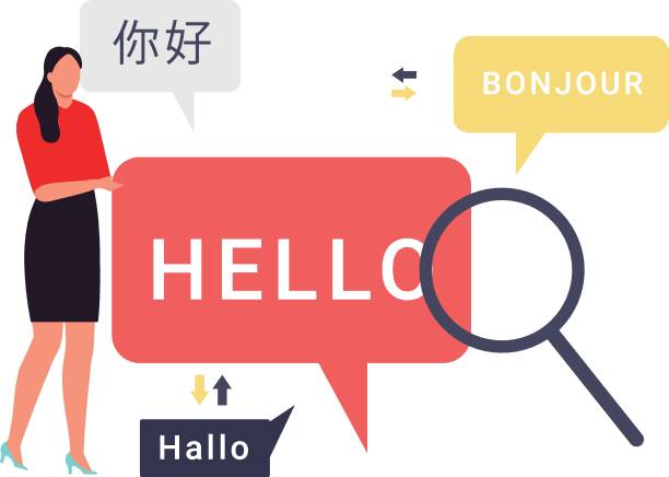 سئو دوزبانه برای بازار عراق: دختر در حال استفاده از مترجم برای صادرات تجهیزات پزشکی و بازاریابی آنلاین