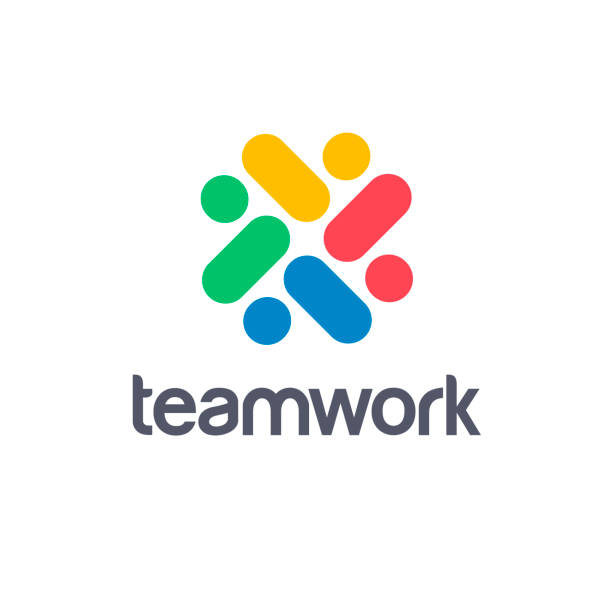 قالب طراحی وکتور برای کار تیمی در شبکههای اجتماعی و بازاریابی آنلاین آموزشگاهها