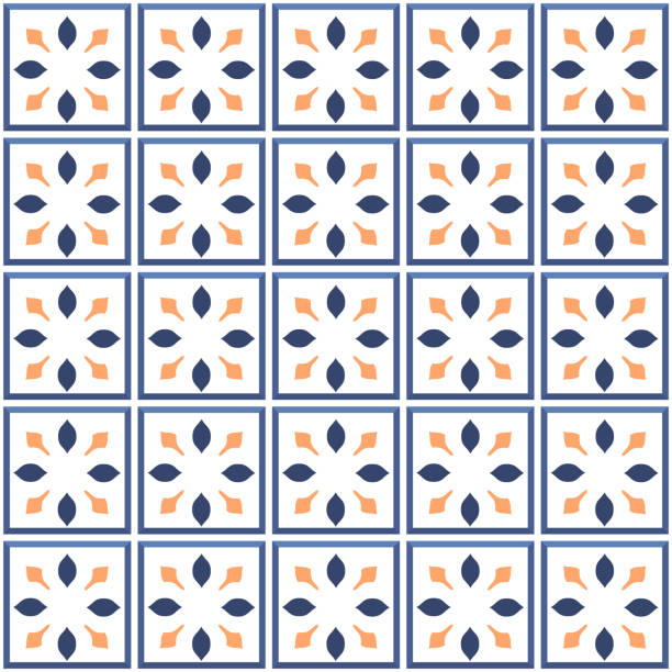 تصویر وکتور طرح هندسی فولکلور مدیترانهای - نقش طراحی سایت در جهانیسازی هنر زنجان