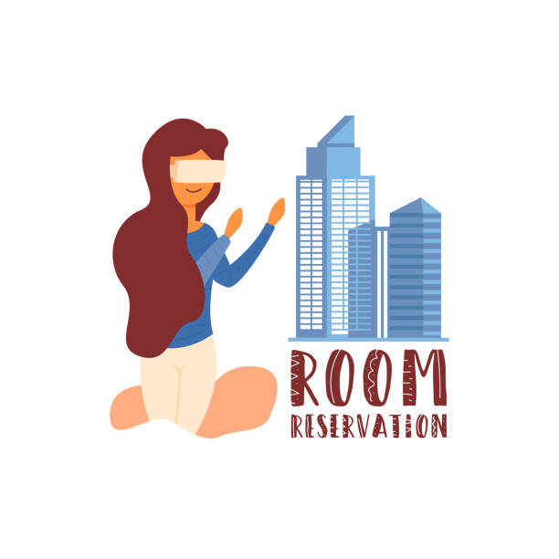 تصویر گرافیکی سیستم رزرو اتاق آنلاین برای طراحی سایت و سیستم رزرو هوشمند