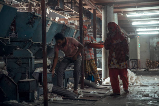 فرآیند تولید پنبه و پارچه در صنعت نساجی یزد با مدیریت هوشمند تولید