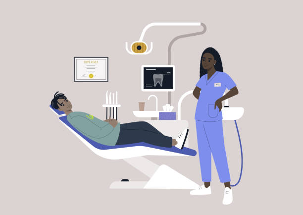 طراحی UX بیماران و پرتال نوبتدهی آنلاین برای دندانپزشکی زیبایی و ترمیمی در اصفهان: ابزار دندانپزشکی و مانیتور با تصویر رادیولوژی برای بهبود وبسایت دندانپزشکی