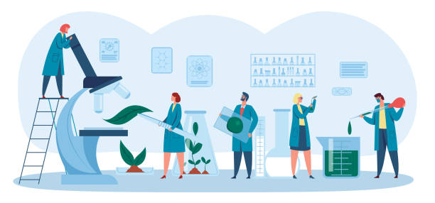 پشتیبانی وبسایتهای درمانی برای آزمایشگاههای پاتوبیولوژی در تهران: زیستشناسان در حال تحقیق در آزمایشگاه و نگهداری سایت آزمایشگاهی