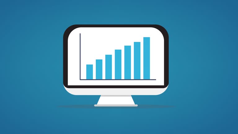 سئو سایت پزشکان فوق تخصص درد در کرج: نمودار دیجیتال در صفحه کامپیوتر نشان دهنده آنالیز و آمار وب، حیاتی برای مشاوره دیجیتال مارکتینگ سلامت و افزایش بیماران وبسایت ۲۰۲۶