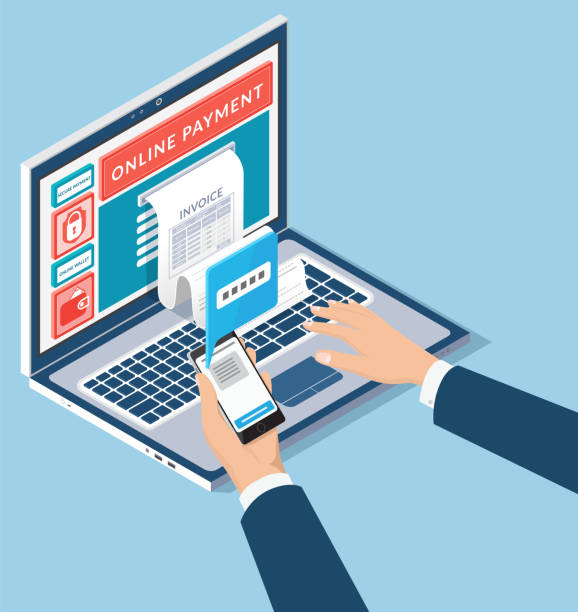 طراحی پرتال نوبتدهی آنلاین و پرداخت الکترونیکی - لپتاپ و موبایل با اپلیکیشن پرداخت