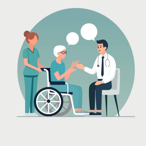 طراحی UX بیماران برای مراکز سالمندان در قزوین - مشاوره بیمار سالمند با پزشک و پرستار برای بهبود تجربه بیماران