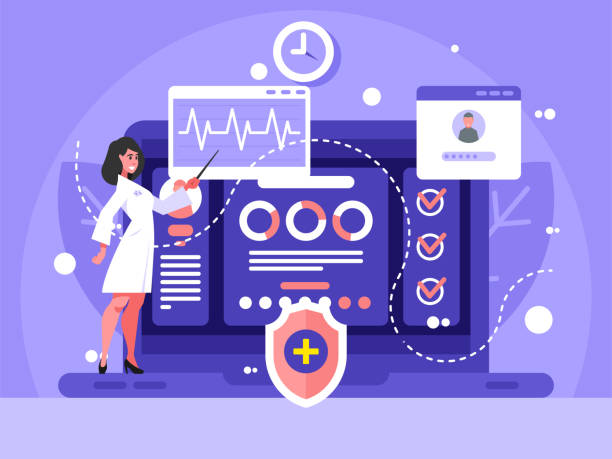 تقویت وبسایت سلامت مراکز فیزیوتراپی در تهران: تصویر دکتر زن در مشاوره آنلاین، پشتیبانی سایت کلینیک