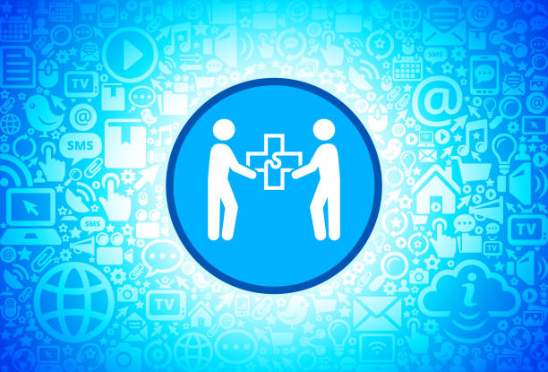 پشتیبانی سایت کلینیک و پیادهسازی CRM پزشکی: نمادی از ارتباطات و فناوری در زمینه پزشکی، که بر ارتقاء نوبتدهی آنلاین و رضایت بیماران تمرکز دارد.