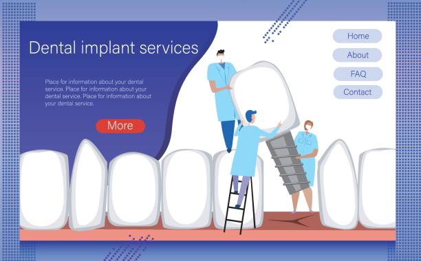 مطب دندانپزشکی ایمپلنت در اصفهان - برندینگ دیجیتال پزشکی - طراحی وبسایت