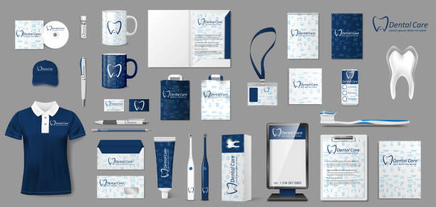 سئو تخصصی پزشکی برای مطب دندانپزشکی کودکان در یزد: هویت بصری برندینگ مطب دندانپزشکی، طراحی برندینگ مطب دندانپزشکی