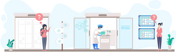 تصویر فردی سردرگم و احاطه شده با علامت سوال - طراحی پرتال نوبتدهی آنلاین برای فوق تخصصین گوارش و کبد در تبریز، چالشهای طراحی وبسایت