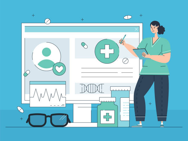 طراحی سایت پزشکی نوین برای فوق تخصص قلب و عروق در اراک: ارتقاء برندینگ دیجیتال و نوبتدهی آنلاین هوشمند 2026 - تصویر مفهومی از تشخیص پزشکی دیجیتال و تجزیه و تحلیل