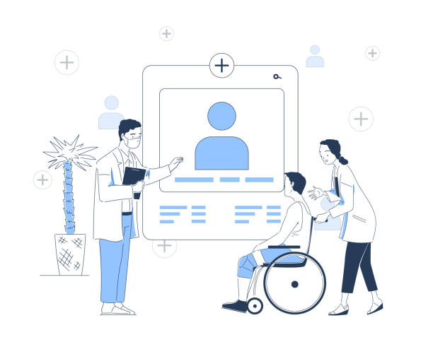 تستهای پزشکی برای بیمار، تصویر وکتور ساده - طراحی UX بیماران و وبسایت سلامت هوشمند برای کلینیکهای قلب و عروق در اصفهان: ارتقای نوبتدهی آنلاین ۲۰۲۶