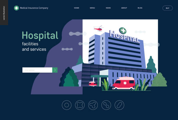 توسعه وبسایت بیمارستان فوق تخصصی قلب در بندرعباس - طراحی سایت بیمارستان