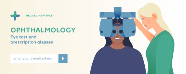 خدمات چشم پزشکی و طراحی سایت پزشکی در شیراز - متخصص چشم با دستگاه اپتومتری