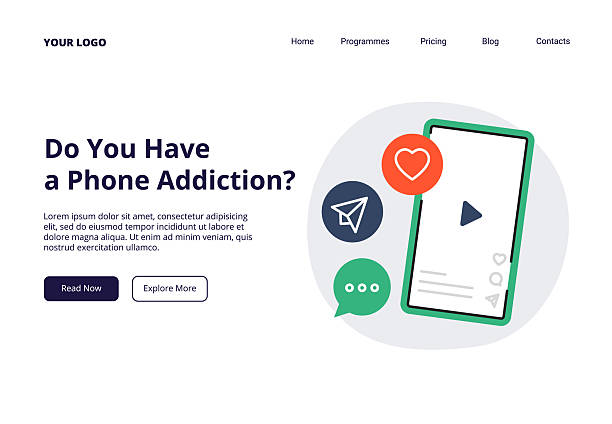 آگاهی از اعتیاد تلفن و اهمیت طراحی سایت درمان اعتیاد در اهواز - تجربه کاربری کلینیک ترک اعتیاد