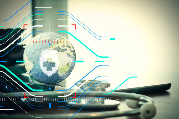 پشتیبانی وبسایتهای درمانی و امنیت دیجیتال برای بیمارستانهای فوق تخصصی قلب در شیراز: تبلت با استتوسکوپ و نمایش دادههای پزشکی، امنیت دیجیتال بیمارستان