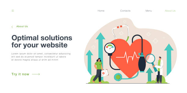 تیم پزشکی در حال بررسی و مراقبت - نگهداری وبسایت درمانی و پایداری سایتهای پزشکی