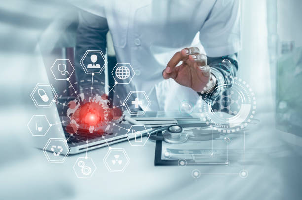 برندینگ دیجیتال پزشکی برای کلینیکهای هومیوپاتی در یزد: مشاوره مارکتینگ سلامت و وبسایتهای کارآمد ۲۰۲۶ - مفهوم شبکه و تکنولوژی پزشکی