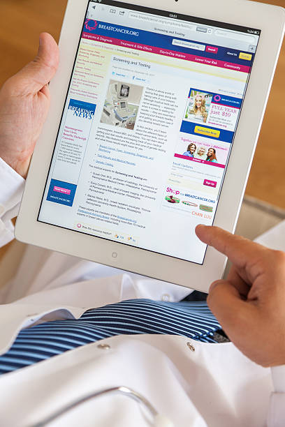 استفاده از آیپد برای دسترسی به سایت کاربرپسند پزشکی و وبسایت هومیوپاتی