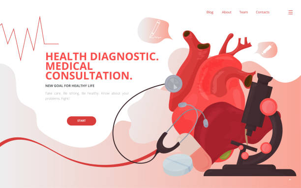 مفهوم تشخیص کلسترول بالا و سلامت قلب - اعتمادسازی دیجیتال برای پزشکان قلب در کرمان