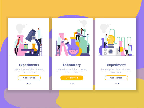 تصویر گرافیکی آزمایشگاه مدرن برای تاکید بر طراحی UX/UI در آزمایشگاههای تخصصی تبریز